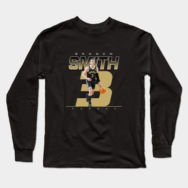 Braden Smith Long Sleeve T-Shirt by BVHstudio